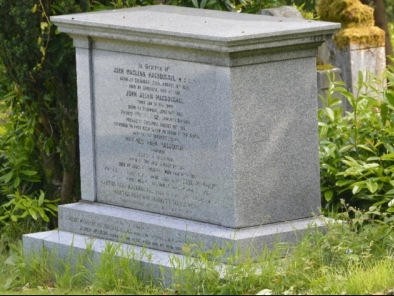 John Allan MacDougall Greenock cemetery